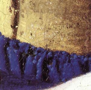 The Milkmaid [detail: 5] by Jan Vermeer Van Delft
