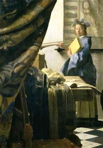 The Artist's Studio 1665 6 by Jan Vermeer Van Delft