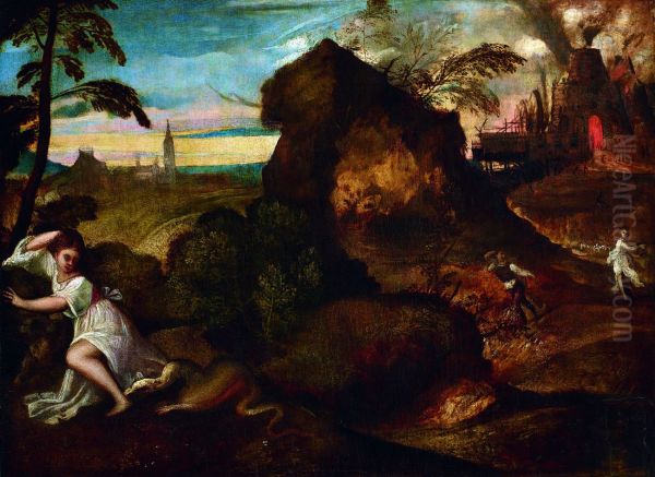 Orpheus and Eurydice - view 1