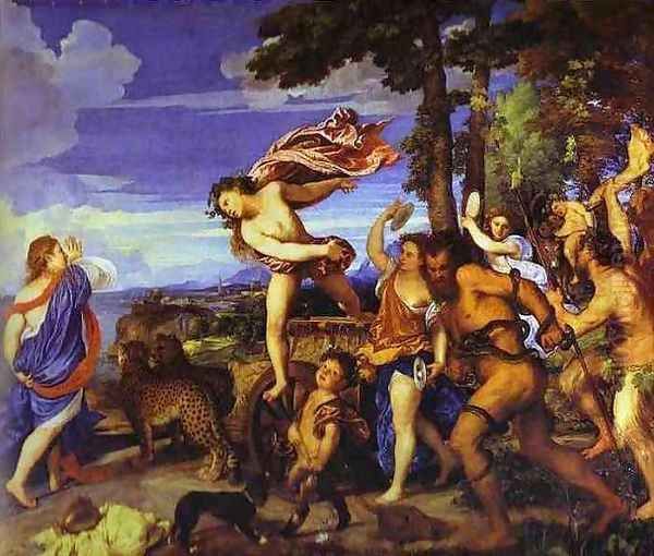 Bacchus and Ariadne by Tiziano Vecellio (Titian)