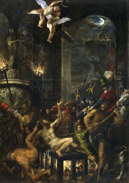 Martyrdom of St Lawrence by Tiziano Vecellio (Titian)