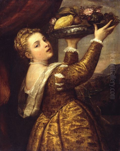 Girl with a Basket of Fruits (Lavinia) 1555-58 - view 1