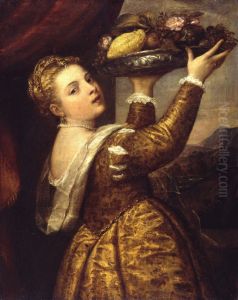 Girl with a Basket of Fruits (Lavinia) 1555-58