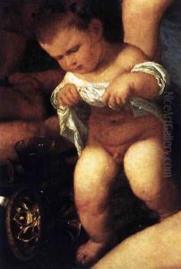 Bacchanal of the Andrians (detail)