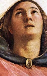 Assumption of the Virgin (detail-1) 1516-18