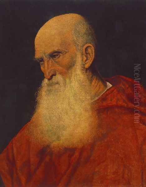 Portrait of an Old Man (Pietro Cardinal Bembo) 1545-46 - view 1