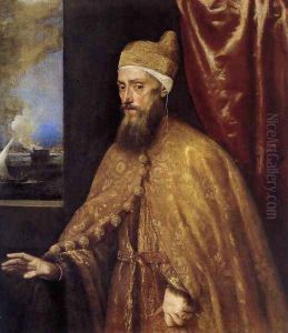 Portrait of the Doge Francesco Venier by Tiziano Vecellio (Titian)