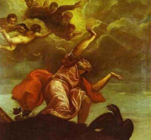 St. John the Evangelist on Patmos by Tiziano Vecellio (Titian)