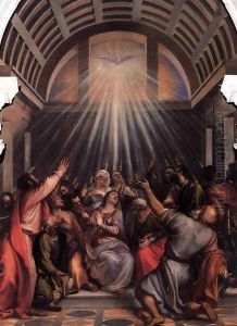 The Descent of the Holy Ghost by Tiziano Vecellio (Titian)