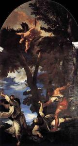 The Death of St Peter Martyr by Tiziano Vecellio (Titian)