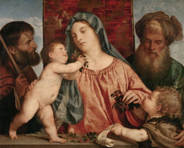 Madonna of the Cherries 1517-18 - view 1