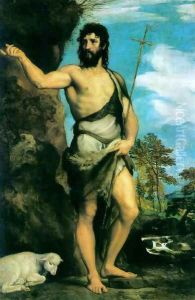 St. John the Baptist c. 1542 by Tiziano Vecellio (Titian)