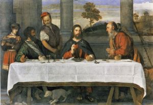 Supper at Emmaus by Tiziano Vecellio (Titian)
