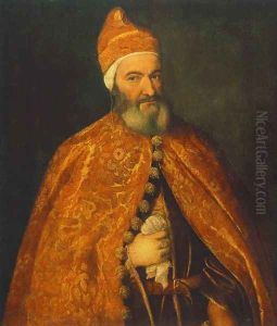 Portrait of Marcantonio Trevisani 1554 by Tiziano Vecellio (Titian)