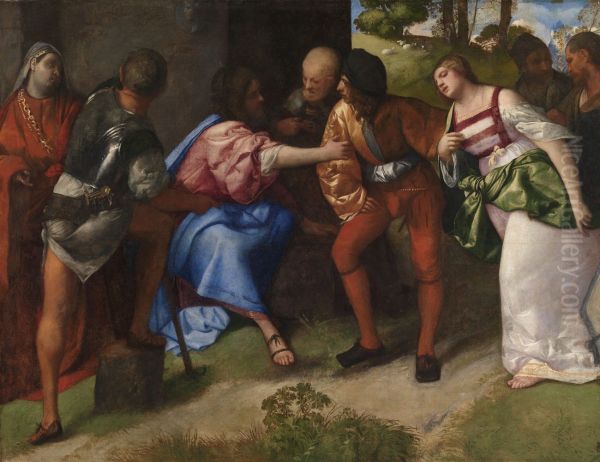 Christ and the Adulteress - view 1