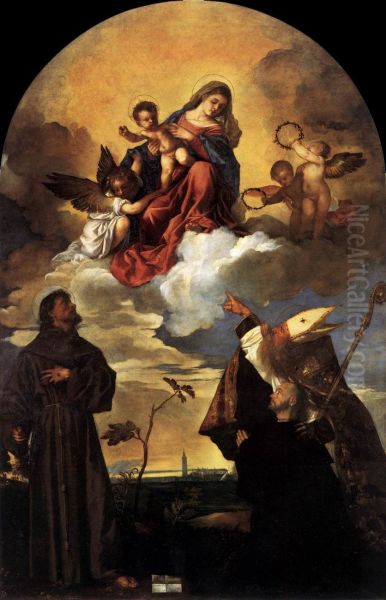 Madonna in Glory with the Christ Child and Sts Francis and Alvise with the Donor - view 1