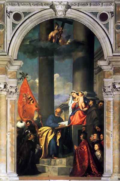 Pesaros Madonna by Tiziano Vecellio (Titian)
