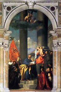 Pesaros Madonna by Tiziano Vecellio (Titian)