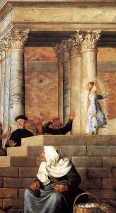 Presentation of the Virgin at the Temple (detail 4) by Tiziano Vecellio (Titian)