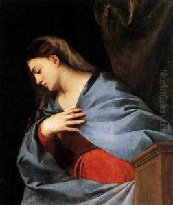 Polyptych of the Resurrection, Virgin Annunciate
