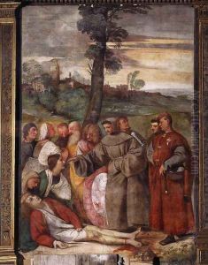 The Healing of the Wrathful Son by Tiziano Vecellio (Titian)