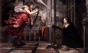 Annunciation by Tiziano Vecellio (Titian)