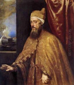 Portrait of the Doge Francesco Venier 2 by Tiziano Vecellio (Titian)