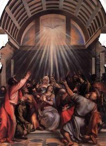 The Descent of the Holy Ghost 2 by Tiziano Vecellio (Titian)