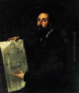 Portrait of Giulio Romano 2 by Tiziano Vecellio (Titian)
