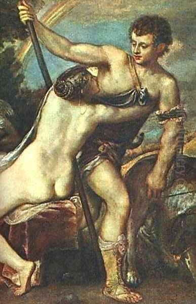 Venus And Adonis Detail After 1560 - view 1