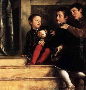 The Vendramin Family Venerating a Relic of the True Cross (detail)