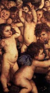 The Worship of Venus (detail) 2 by Tiziano Vecellio (Titian)