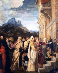 Presentation of the Virgin at the Temple (detail) 3