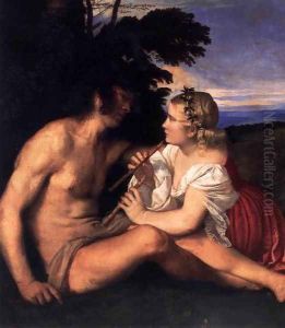The Three Ages of Man (detail) by Tiziano Vecellio (Titian)