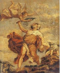 The Sacrifice of Isaac by Tiziano Vecellio (Titian)