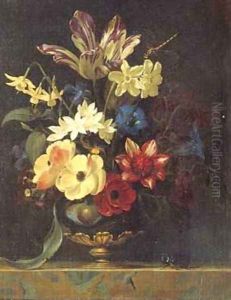Flower Bouquet by Willem Van Aelst
