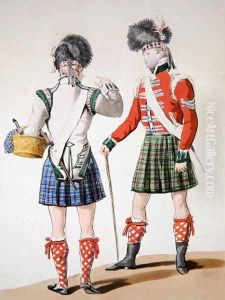 Scottish soldiers by Carle Vernet