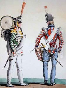 English and Russian drummers