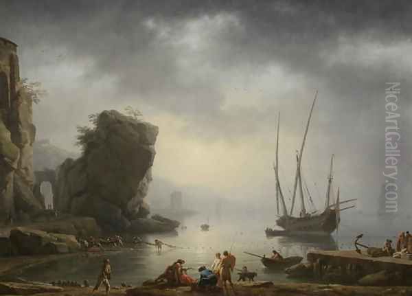Mediterranean Coastal Scene, 1746 - view 1