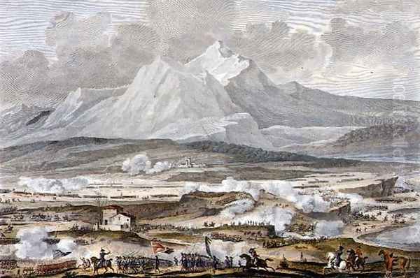 The Battle of Rivoli, 25 and 26 Nivose, Year 5 January 1797 engraved by Jean Duplessi-Bertaux 1747-1819 - view 1