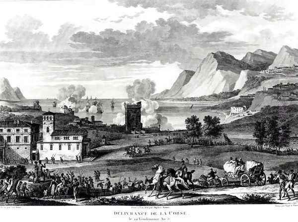 Deliverance of Corsica, 20th October 1796, engraved by Jean Duplessi-Bertaux 1747-1819 - view 1