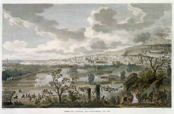 The Capture of Naples, 2 Pluviose, Year 7 23 January 1799 engraved by Jean Duplessi-Bertaux 1747-1819 - view 1