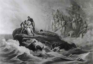 The Farewell of the Bertrand Family, St. Helena, c.1821-36