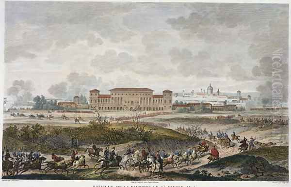 The Battle of La Favorite, 25 Nivose, Year 5 January 1797 engraved by Jean Duplessi-Bertaux 1747-1819 - view 1