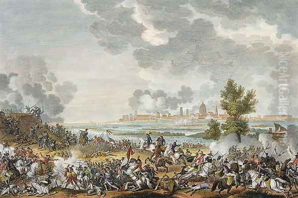 The Battle of S. Giorgio di Mantova, 29 Fructidor, Year 4 September 1796 engraved by Jean Duplessi-Bertaux 1747-1819 - view 1