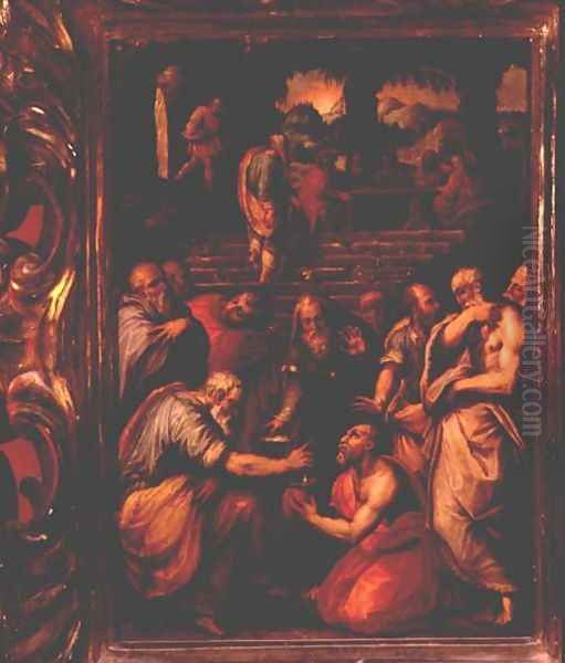 The Prophet Elisha cleansing Naaman, 1560-70 - view 1
