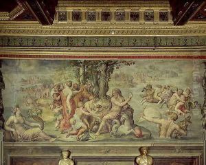 The Early Fruits of the Earth offered to Saturn, 1555 by Giorgio Vasari