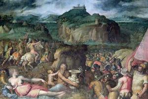 The Siege of San Leo by Giorgio Vasari