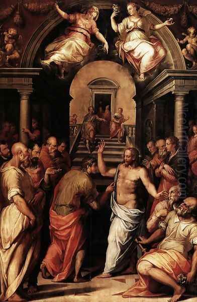 Incredulity of St Thomas 1572 - view 1