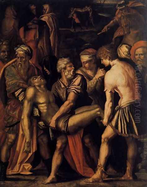 Entombment 1532 by Giorgio Vasari